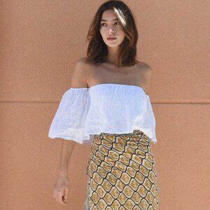 BEACHWOOD Coco Top in White M/L